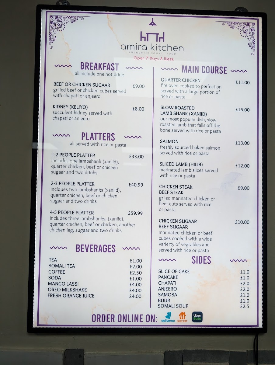 Amira Kitchen Menu - Image 4